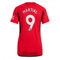 Fotballdrakt Dame Manchester United Anthony Martial #9 Hjemmedrakt 2023-24 Kortermet